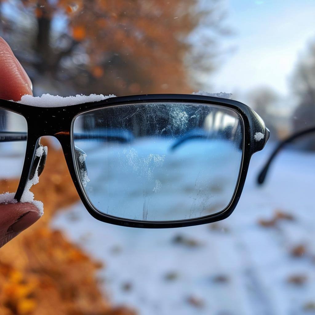 A description of various tips and benefits of choosing the best antireflective glasses for autumn and winter, including protection against changing li