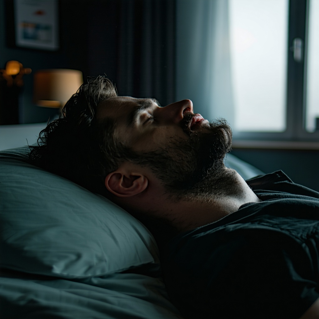 sleeping man